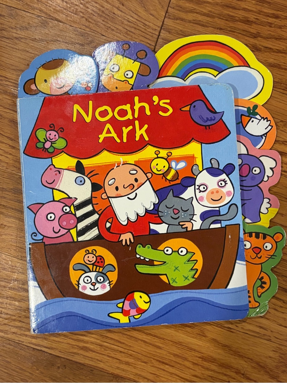 Noah's Ark Board Book - Colorful Kids Toy Book (Multicolor)